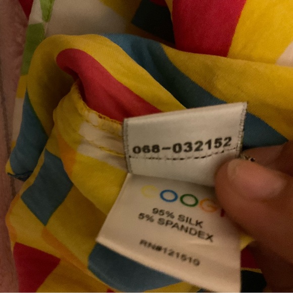 Coogi rainbow silk mini dress - Picture 6 of 6